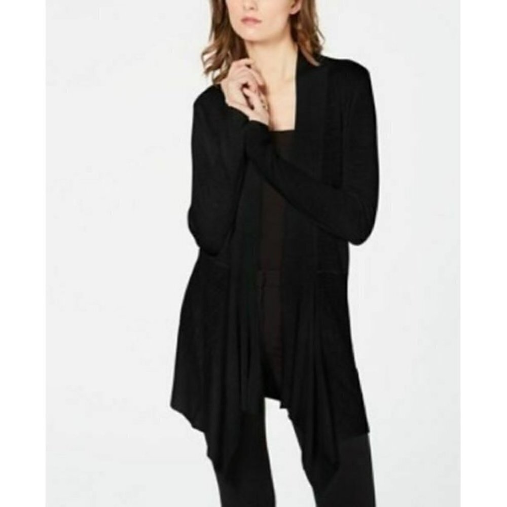 Women's INC Long-Sleeve Cardigan.  ***FLAWED ***See Defect On Shoulder.  Large